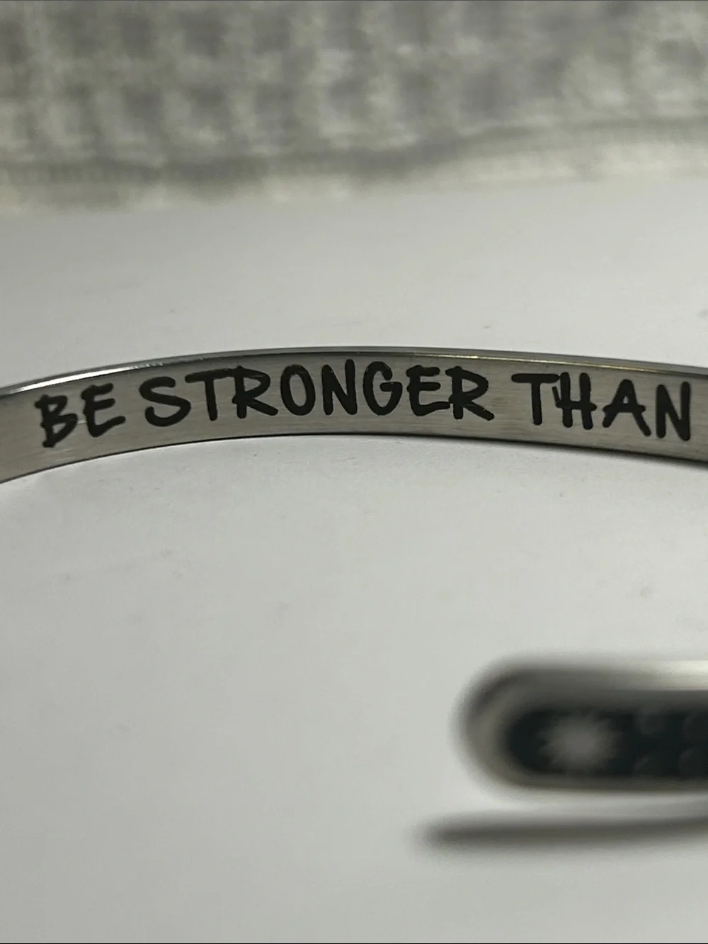 Celestial Unisex Cuff w/Inspirational Saying